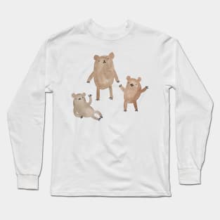 Three Bears Long Sleeve T-Shirt